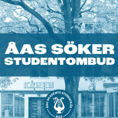 ÅAS SÖKER STUDENTOMBUD