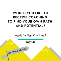 Ad for nyyti coaching