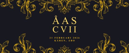 Banner, årsfest 107 CVII 2026