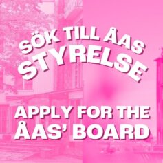 Banner ljusröd bild på kåren och havtornen sök till styrelsen