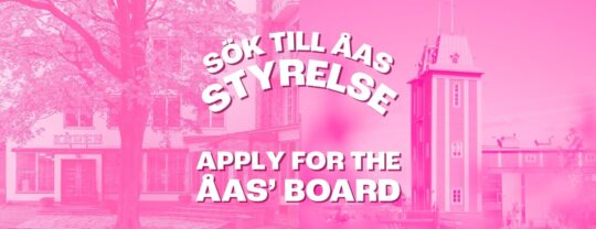 Banner ljusröd bild på kåren och havtornen sök till styrelsen