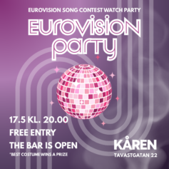 Eurovision party at Kåren ad