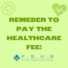 reminder of the Healthcare fee