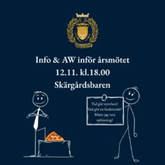 Info & AW + Årsmöte ÅAS veckomail