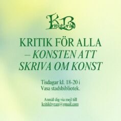 Kritik för alla – konsten att skriva om konst_Inlägg