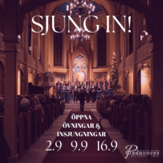 Öppna övningar & Insjungningar