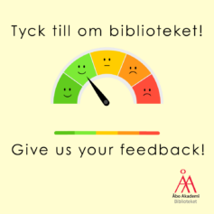 Tyck till om biblioteket!