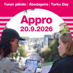 Turun päivän appro reklambild