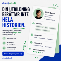 dekorativ reklambild för duunijobs.fi