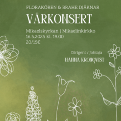 reklambild för vårkonsert flora och brahe djäknar