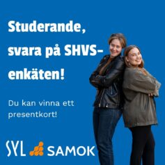 studerande svara på shvs enkäten